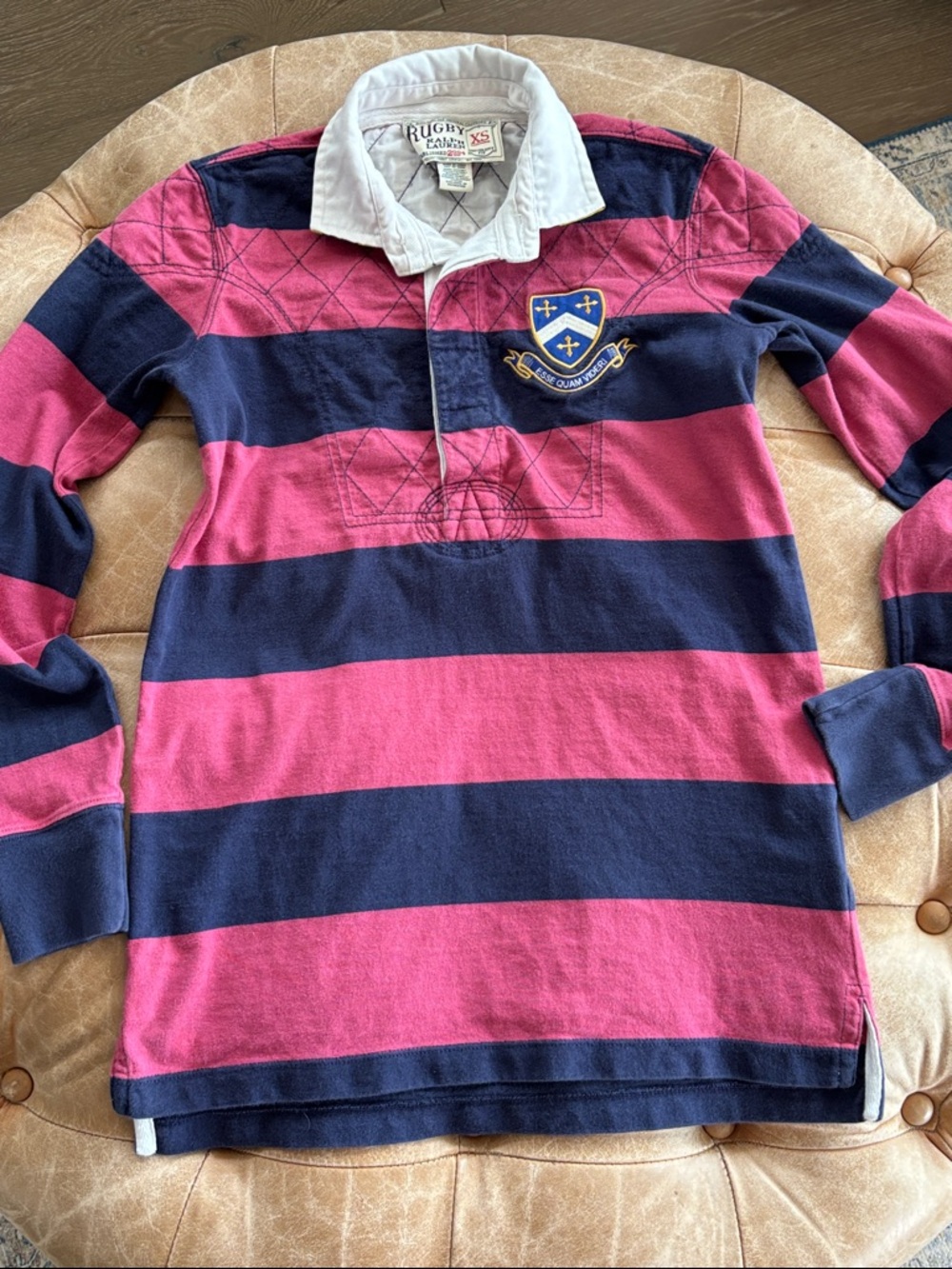 Rugby Ralph Lauren  Striped Long Sleeve Shirt University Fit XS